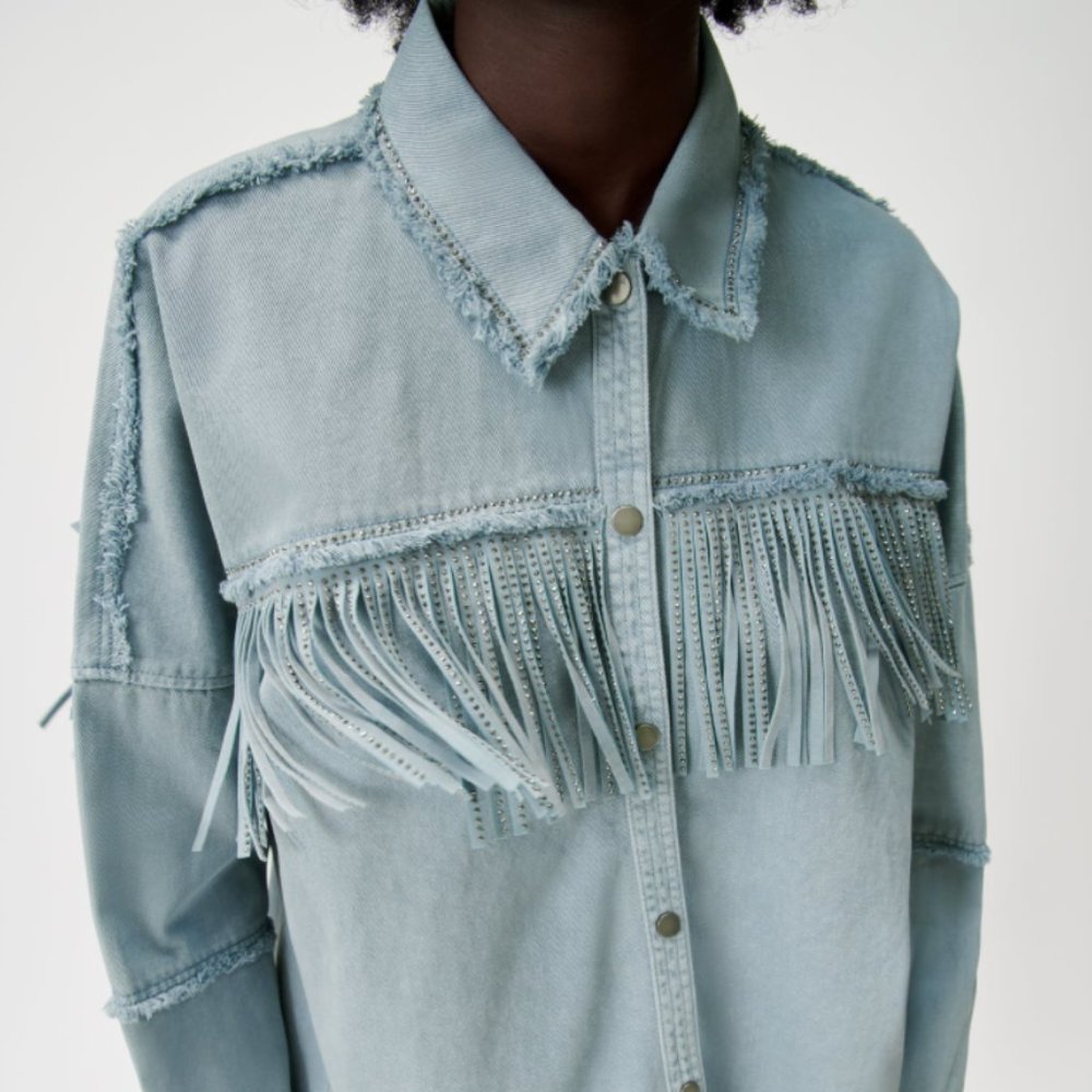 Zara Fringe Jacket